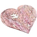 Flowing petals Wooden Puzzle Heart View3