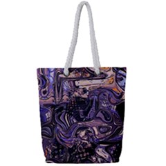 Outcast Full Print Rope Handle Tote (small) by MRNStudios