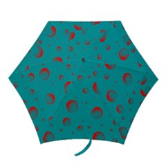 Red Drops Mini Folding Umbrellas by SychEva