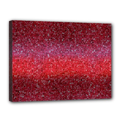 Red Sequins Canvas 16  X 12  (stretched) by SychEva