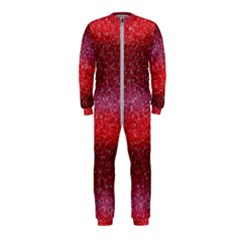 Red Sequins Onepiece Jumpsuit (kids) by SychEva