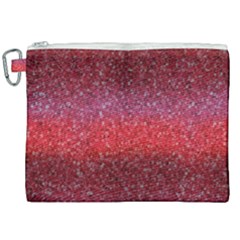 Red Sequins Canvas Cosmetic Bag (xxl) by SychEva