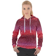 Red Sequins Women s Overhead Hoodie by SychEva