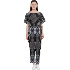 Lunar Phases Batwing Lightweight Jumpsuit by MRNStudios