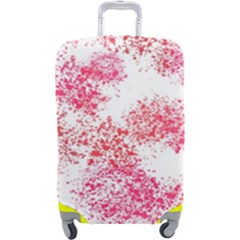 Red Splashes On A White Background Luggage Cover (large) by SychEva