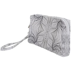 Mono Disegno Repeats Wristlet Pouch Bag (small) by kaleidomarblingart