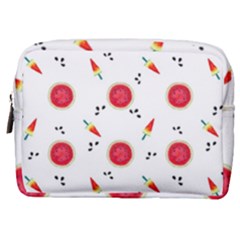 Slices Of Red And Juicy Watermelon Make Up Pouch (medium) by SychEva