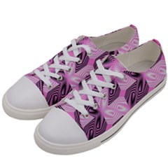 Abstract Women s Low Top Canvas Sneakers by Sparkle