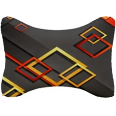 Modern Geometry Seat Head Rest Cushion by Sparkle