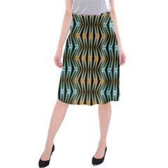 Digital Springs Midi Beach Skirt by Sparkle