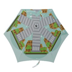 Roma-landmark-landscape-italy-rome Mini Folding Umbrellas by Sudhe