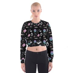 Pastel Goth Witch Cropped Sweatshirt by InPlainSightStyle