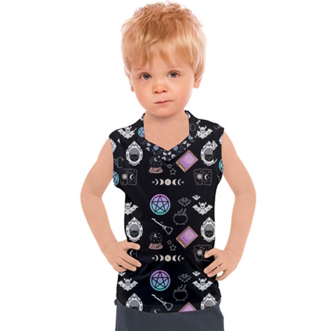 Pastel Goth Witch Kids  Sport Tank Top by InPlainSightStyle