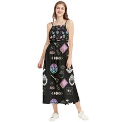 Pastel Goth Witch Boho Sleeveless Summer Dress by InPlainSightStyle
