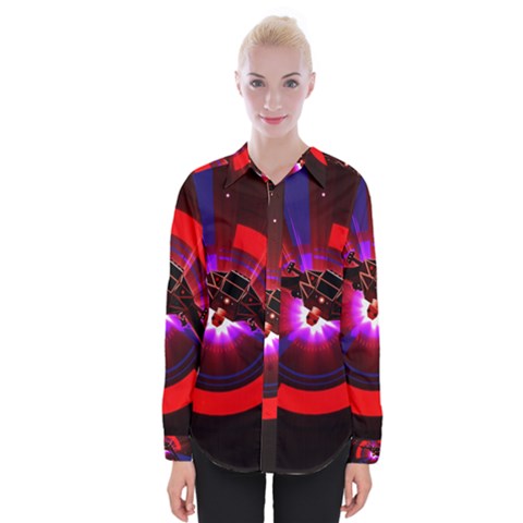 Science-fiction-cover-adventure Womens Long Sleeve Shirt by Sudhe
