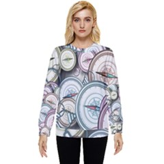 Compass-direction-north-south-east Hidden Pocket Sweatshirt by Sudhe