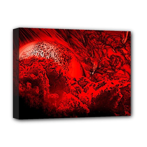 Planet-hell-hell-mystical-fantasy Deluxe Canvas 16  X 12  (stretched) 