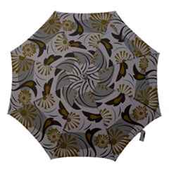 Folk Flowers Pattern Floral Surface Design Seamless Pattern Hook Handle Umbrellas (medium) by Eskimos