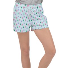 Funny Monsters Aliens Velour Lounge Shorts by SychEva