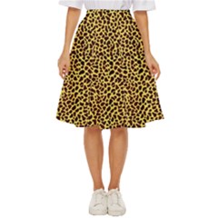 Fur-leopard 2 Flared Maxi Skirt by skindeep