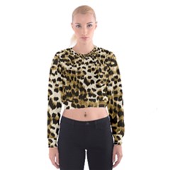 Leopard-print 2 Cropped Sweatshirt by skindeep