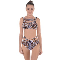 Fur-leopard 5 Bandaged Up Bikini Set  by skindeep