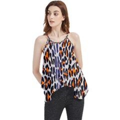 Fur-leopard 5 Flowy Camisole Tank Top by skindeep