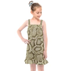 Leatherette Snake 4 Kids  Overall Dress by skindeep