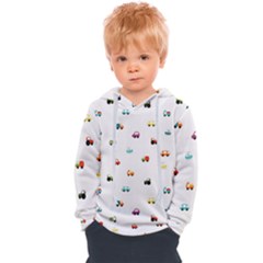 Cute Bright Little Cars Kids  Overhead Hoodie by SychEva
