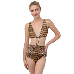 Reptile Skin Pattern 11 Tied Up Two Piece Swimsuit by skindeep
