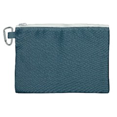 Leatherette 2 Blue Canvas Cosmetic Bag (xl) by skindeep