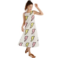 Pattern Cute Flash Design Summer Maxi Dress by brightlightarts