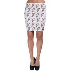 Pattern Cute Flash Design Bodycon Skirt by brightlightarts
