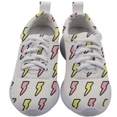 Pattern Cute Flash Design Kids Athletic Shoes by brightlightarts