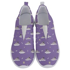 Pug Dog On A Cloud No Lace Lightweight Shoes by SychEva
