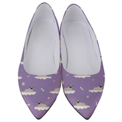 Pug Dog On A Cloud Women s Low Heels by SychEva