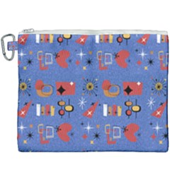 Blue 50s Canvas Cosmetic Bag (xxxl) by InPlainSightStyle