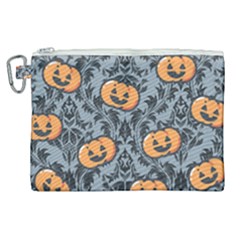 Halloween Jack O Lantern Canvas Cosmetic Bag (xl) by InPlainSightStyle
