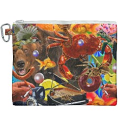 Through Space And Time 2 Canvas Cosmetic Bag (xxxl) by impacteesstreetwearcollage