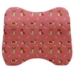 Cute Corgi Dogs Velour Head Support Cushion by SychEva