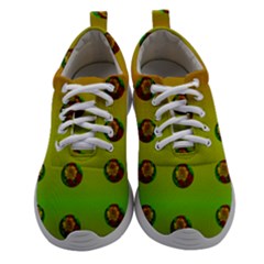 Sun Flowers For Iconic Pleasure In Pumpkin Time Athletic Shoes by pepitasart
