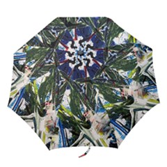 Snow In A City-1-1 Folding Umbrellas by bestdesignintheworld