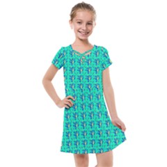 Seahorse Fabric 2 Kids  Cross Web Dress by SeaworthyClothing