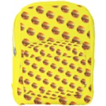 Vector Burgers, fast food sandwitch pattern at yellow Full Print Backpack
