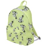Black and white vector flowers at canary yellow The Plain Backpack