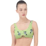Black and white vector flowers at canary yellow The Little Details Bikini Top