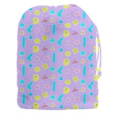 Arcade Dreams Lilac Drawstring Pouch (3xl) by thePastelAbomination
