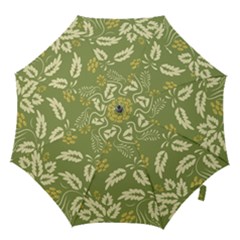 Folk Flowers Pattern Floral Surface Design Seamless Pattern Hook Handle Umbrellas (small) by Eskimos