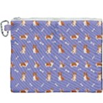 Cute Corgi Dogs Canvas Cosmetic Bag (XXXL)