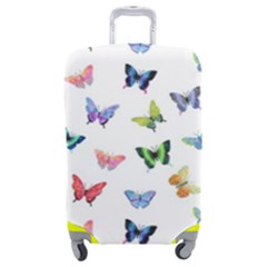 Cute Bright Butterflies Hover In The Air Luggage Cover (medium) by SychEva
